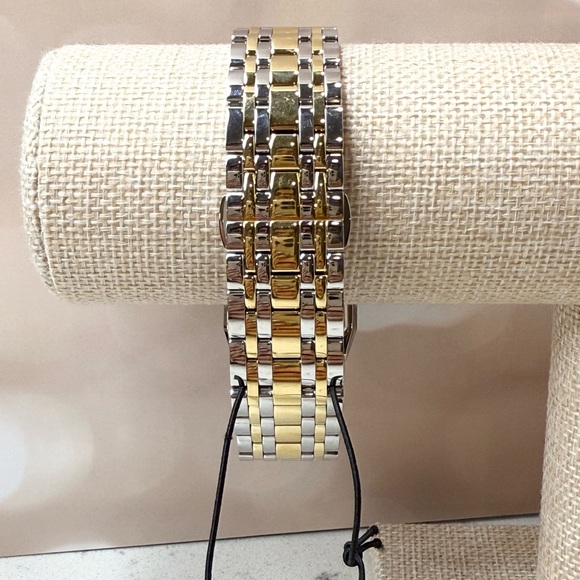 Bulova Men's Diamond-Accent Two-Tone Stainless Steel Bracelet Watch 30.5x45mm - Picture 5 of 8